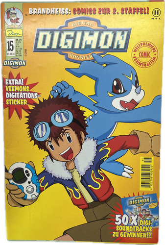 Digimon comic heft - digimon,