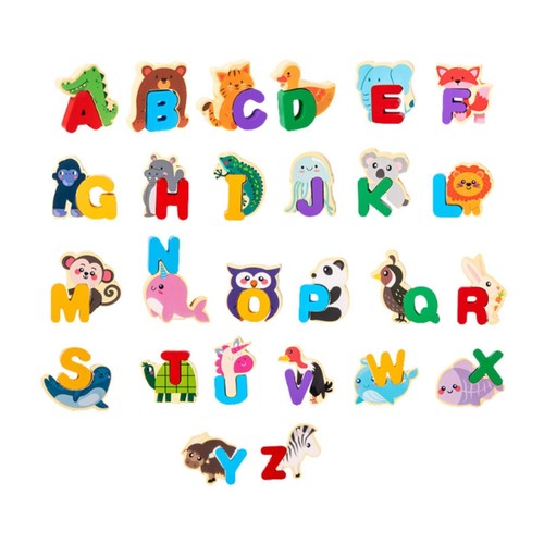 Holzalphabet puzzle - holzalphabet, -puzzle