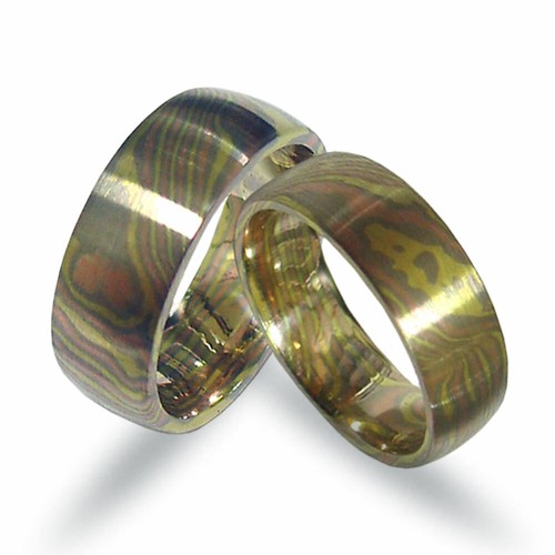 Ein paar mokume gane - paar,