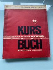 Kursbuch Deutsche Reichsbahn