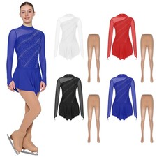 DE Damen Eiskunstlauf Kleid