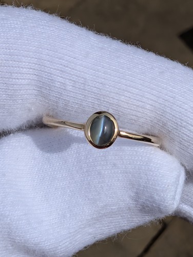 Alexandrit katzenauge ring - alexandrit, 10