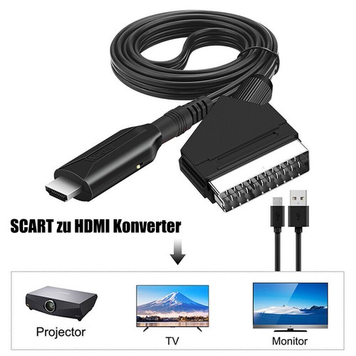 Scart auf hdmi - konverter, 1m