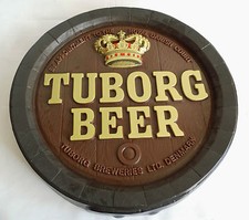 Tuborg Beer  Neon /  Lampe / Werbung sehr Groß Durchmesser ca. 77cm  siehe Fotos