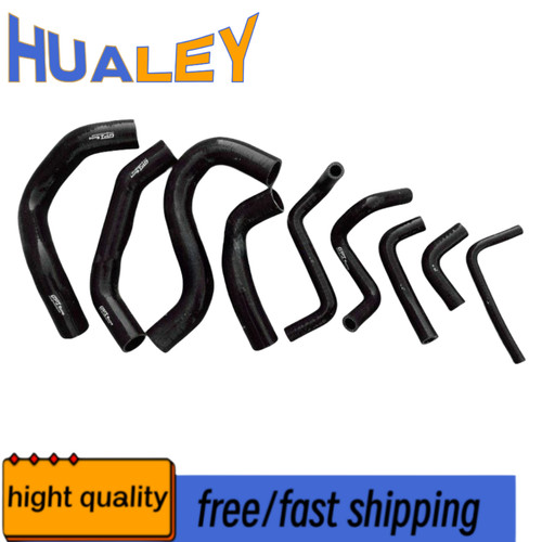 Black silicone radiator hose - black,