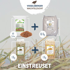 Wachtelglück set einstreu - wachtelglück®,