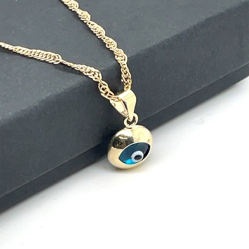 Gelbgold evil eye - evil,