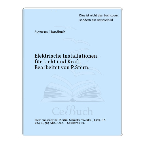 Siemens handbuch elektrische - handbuch:,