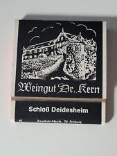 Streichholzheftchen, Weingut Dr.Kern, Schloß Deidesheim, 6705 Deidesheim
