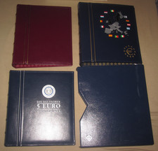 3 Stück Münzalben   Europa + 5 Euro inkl. Schuber + Album ohne Aufdruck