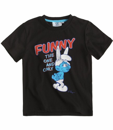 Die schlümpfe shirt - die, schwarz