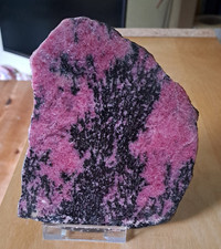 Rhodonit Display-Scheibe, ca