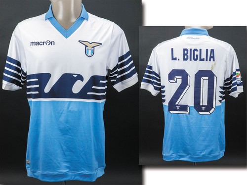 Match worn spielertrikot - match, lazio