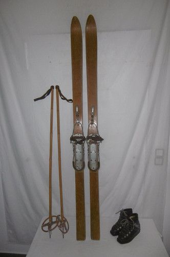 Antike holzski länge 160 - antike,