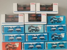 14 Stück schöne Märklin 4613 Autotransporter mit Autos , teilweise unbespielt