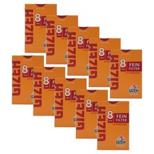 Gizeh Feinfilter 8 mm 10 Schachteln à 100 Feinfilter