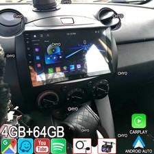 4+64GB Für Mazda 2 2007-2014 Carplay Autoradio Android 15 GPS WIFI FM Sat Nav