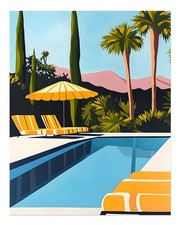 Mid-Century Modern Poolside