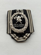 Feuerwehr Orden Ehrenzeichen Preußen. An Band Spange ähnlich EK. 25 Jahre Dienst