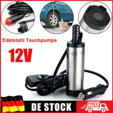 Auto 12V 12L/Min 38mm Edelstahl Tauchpumpe Wasserpumpe Diesel Öl Pumpe Transfer