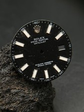 #971 ORIGINAL ROLEX ZIFFERBLATT 116300 DATEJUST 41mm DJ2 SCHWARZ MINUTE TRACK