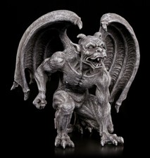 Gargoyle figur mit hörnern - figur,