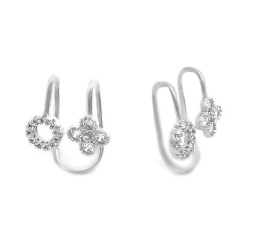 Ear cuffs kreis blume - ear,