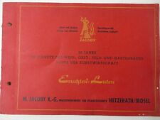 Jacoby Ersatzteillisten Spritzgeräte Pflanzenschutz 1955 H-27669