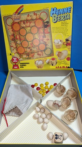 Brettspiel haba henne - henne, berta