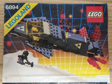 Vintage LEGO Blacktron Space Set (inkl. Anleitung, keine OVP, unvollständig)