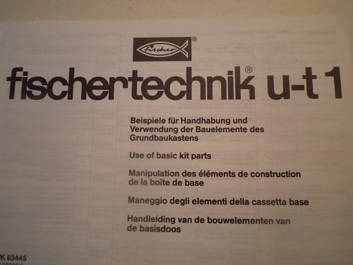 Fischertechnik baukasten 1 - baukasten, u-t