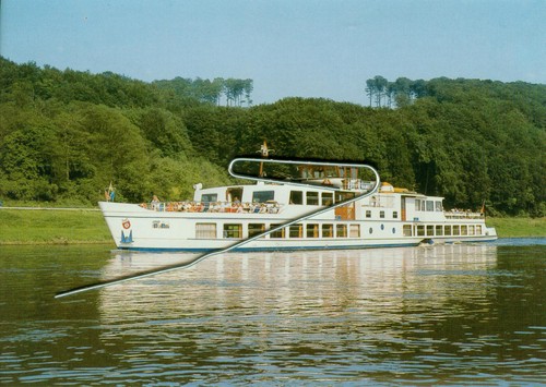 Weser oberweser motorschiff - weser,