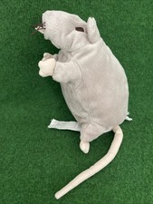 IKEA RATTE  Minnen RATTA Stofftier Kuscheltier grau Plüschtier Maus/Ratte ca. 38