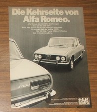 Seltene Werbung Alfa Romeo