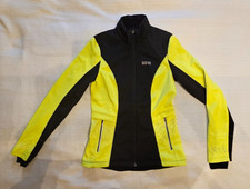 Gore Windstopper Jacke in Schwarz / Gelb - Größe XS
