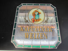 Werbung, Dekoration, Brauerei, Kapuziner, Nostalgie, Spiegel, Bleiverglasung