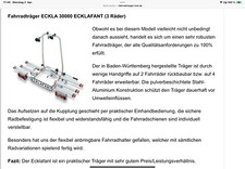 Fahrradträger für AHK für 3 Räder