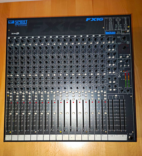 Soundcraft spirit fx16 - soundcraft,