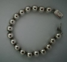 925er Silber Perlenarmband