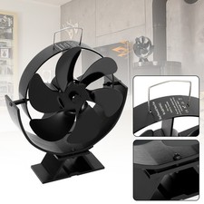 Kaminventilator für Kamin Kaminofen Fan Ventilator 6 Blatt Ofenventilator Lüfter