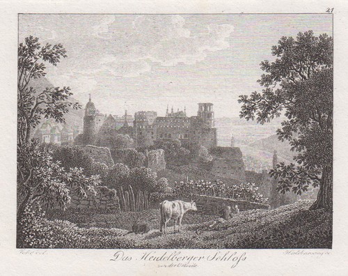 Heidelberg schloss von - heidelberg,