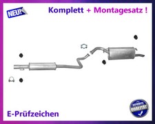 Auspuffanlage für Toyota Yaris Verso 1.3 1.5 Bj.99-05  Auspuff  Montagesatz