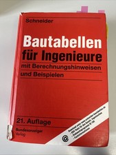 Bautabellen für Ingenieure: 21. Auflage Buch