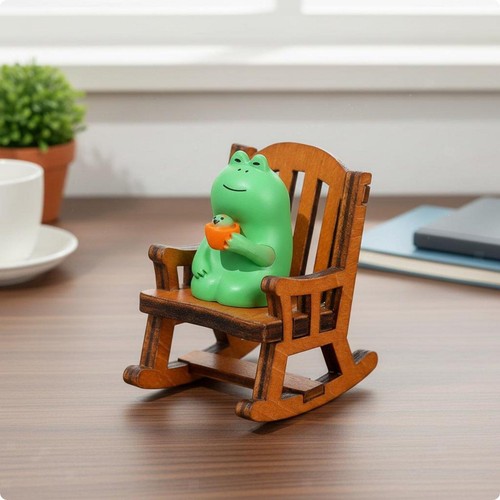 Frosch-Schaukelstuhl-Ornament