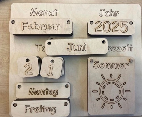 Montessori ewiger kalender - montessori,