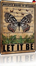 Let It Be Metal Tin Sign Wall