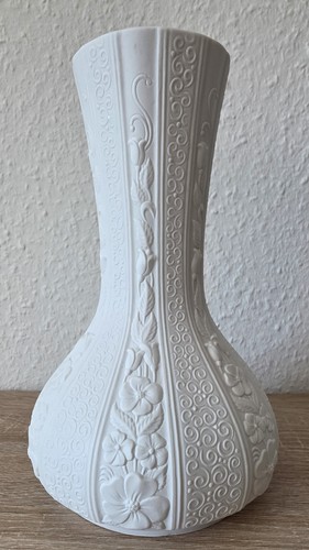 Edelstein porzellan vase weiß - edelstein,