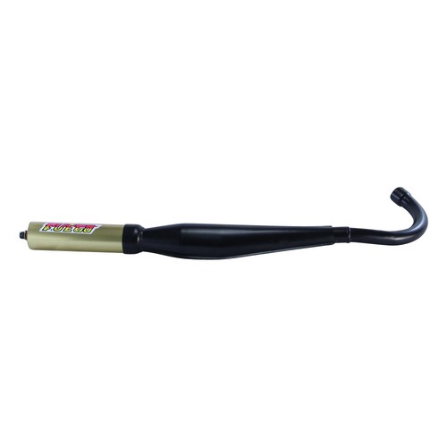 Rennauspuff fuego schwarz gold - rennauspuff,