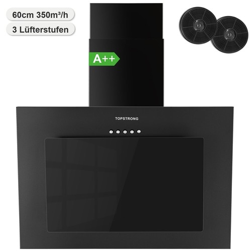 Dunstabzugshaube 60cm schwarz - dunstabzugshaube,