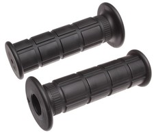 Lenker Griffe Schwarz Retro Waffel Gummi 22/25mm für Motorrad MZ ETZ JAWA SIMSON